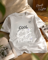 T-shirt Homme Oversize Col Rond Épaules Tombantes 100% Coton 260 GSM Streetwear Vierge Personnalisable Logo TM5007