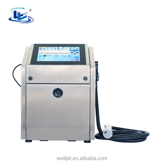 Automatic Industrial CIJ Continuous Inkjet Coding Printer XP600 Print Head Fast Dry Ink 1 Year Warranty-Date Logo Machine