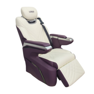 Siège de luxe <span class=keywords><strong>pour</strong></span> fourgonnette commerciale Aero Seat Benz W447 Vito V-Class V250 V300 Metris, siège de voiture, canapé-lit, Alphard Sprinter <span class=keywords><strong>Van</strong></span>, en cuir - Product Image 2