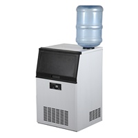 Machine à glaçons automatique 70 kg, petite machine à glaçons commerciale pour la maison, machine à glaçons en blocs pour la vente aux entreprises, les boissons, le bar à domicile