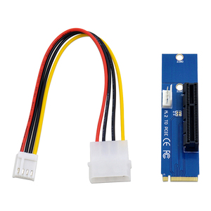 Kinggard Hot Sell NGFF M2 M.2 ke PCI-E 4x 1x Slot Riser Card Adapter Male to Female Multiplier - Product Image 2