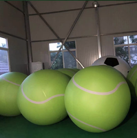 Jeu de Sport interactif géant gonflable rose Tennis sauter balle de Sport pour la décoration de terrain de jeu public extérieur