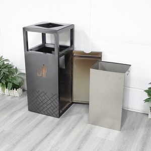 Thùng Rác Kim Loại Gạt Tàn 18 Gallon Thùng Rác Đường Phố - Product Image 6