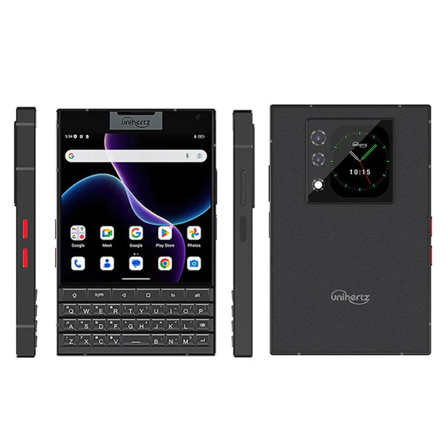 Unihertz Titan 2 5G Smartphone QWERTY Physical Keyboard Dual Screen 12GB RAM 512GB Storage 5050mAh Battery Android 15