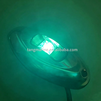 Feu de navigation LED 12VDC chromé, rouge et vert, pour port et tribord, lampe de signalisation marine pour yacht, bateau de pêche, navire