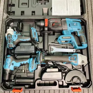 21v The Best Lithium Battery Cordless Electric Drill Power Drilling Machines Brushless Drill Tools Combo Set