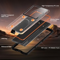 Nouveauté Étui de téléphone étanche universel IP68 6,9 pouces Écran tactile sous-marin pour la plongée, la natation, les activités de plein air pour iPhone Google