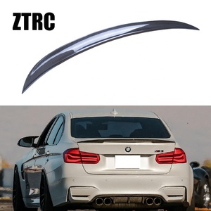 For 3 Series F30 F35/M3 F80 Sedan P Style Real Carbon Fiber Rear Spoiler Trunk Wing 2011-2019 - Product Image 1