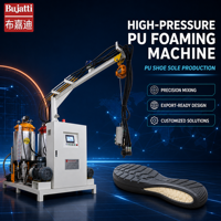 Machine d'injection de mousse PU haute pression Bujatti pour la production de semelles de chaussures moulées