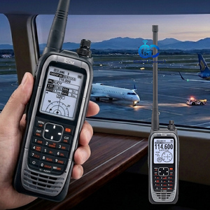 Émetteur-récepteur VHF 6W pour la bande aérienne avec fonctions GPS et Bluetooth, talkie-walkie longue portée ICOM IC-A25N IC-A25C IC-A25NE IC-A25CE - Product Image 2
