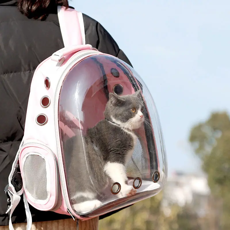Xianchanpets nuovo zaino portatile e traspirante per cani e gatti da viaggio all'aperto piccolo per animali domestici