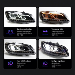 Applicable to 11-16 for US B7 12V 55W <b>LED</b> <b>Headlights</b> With DRL Hidden Car Styling <b>LED</b> <b>Headlights</b> Enhances Visibility and Style fo - Product Image 3