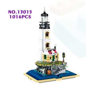 13015 Lighthouse Puzzle Building Block MOC, Juego de Bloques de Construcción de Plástico de 1016 Piezas, Accesorios para Armar, Juguete Unisex para Niños - Product Image 1