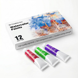 Set di Tubetti di Acquerello per Bambini, 36 Colori, Qualità per Principianti, 12ml, per Pittura ad Acquerello - Product Image 2