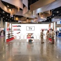 Stan Pameran Kain SEG 10x20 kaki, Portabel Modular, Perakitan Cepat, Display Pameran Dagang Aluminium dengan Rak