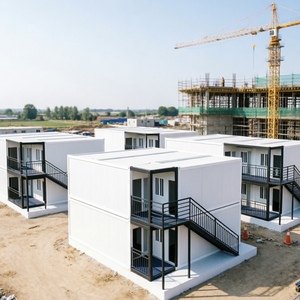 Maison préfabriquée extensible de 40 pieds, kit de logement préfabriqué de 20 pieds, hangar de <span class=keywords><strong>garage</strong></span> préfabriqué avec toiture en verre pour hôtel - Product Image 2