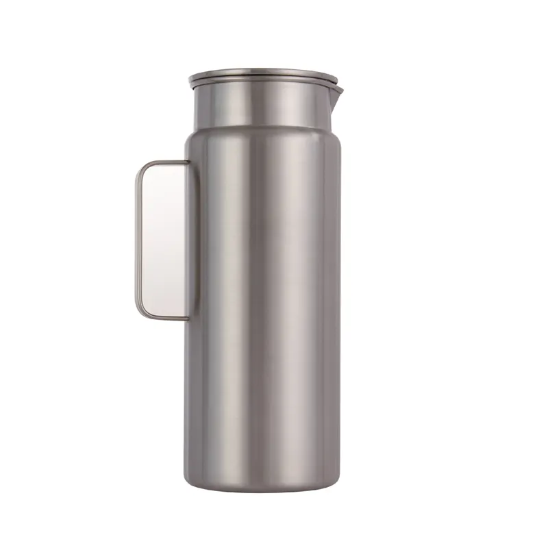 OEM 1850ml a parete singola in acciaio inox manico caraffa acqua calda e fredda caffè tè bevande in acciaio inox pentole d'acqua