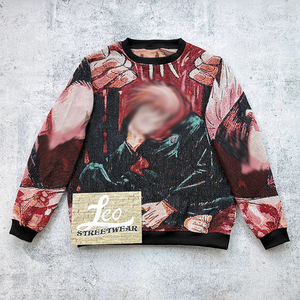 <span class=keywords><strong>Sudadera</strong></span> con Capucha de Anime, Tejido Jacquard, Manta de una Pieza, Ropa de Anime, <span class=keywords><strong>Sudadera</strong></span> con Cuello Redondo y Logotipo Personalizado para Hombre - Product Image 2