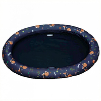 Bouée gonflable pour chien en forme de dragon, flottant sur l'eau, portable, pour l'été, avec trous