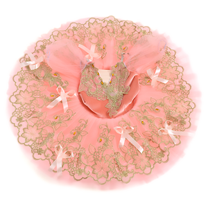 Tutú <span class=keywords><strong>de</strong></span> Ballet Profesional <span class=keywords><strong>de</strong></span> Terciopelo Rosa, Tutú <span class=keywords><strong>de</strong></span> Ballet <span class=keywords><strong>para</strong></span> Niña, Tutú <span class=keywords><strong>de</strong></span> Panqueque, Bailarina, Fiesta, Disfraz <span class=keywords><strong>de</strong></span> Ballet - Product Image 5