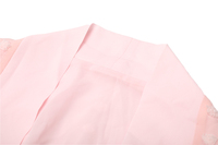Chine vêtements OEM Abaya Dubai Browns Ouvert devant manches longues larges Pop up boutons islamique Fleur Applique détails musulman abaya