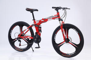 Vélo de montagne pliable à trois roues, vélo tout-terrain à suspension intégrale pour adultes, à vitesse variable - Product Image 2