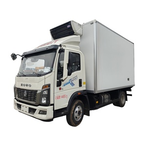 Camión Refrigerado HOWO de 160HP, Vehículo de Transporte Refrigerado para el Transporte Refrigerado <span class=keywords><strong>y</strong></span> Congelado de Frutas <span class=keywords><strong>y</strong></span> Carne - Product Image 1