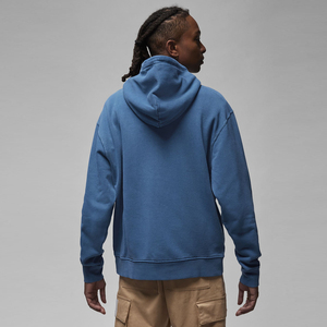 Sudadera con Capucha de Forro Polar Azul Cielo para Hombre, Corte Regular, con Bolsillo Delantero y Diseño Bordado, para Uso Casual en Invierno - Product Image 4