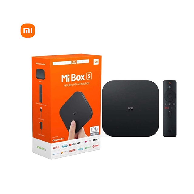 Global Version 4k Mi Tv Box S With Google Cast