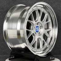 Rines de Aleación Forjados Personalizados de 2 Piezas, 18 19 20 21 22 Pulgadas, 5x112 5x120 5x130, Alta Resistencia, para BMW E30 E39 E60 E90 E92 Porsche