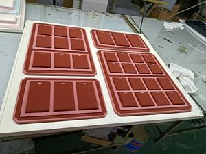 Luxury velvet necklace <b>jewelry</b> display portrait neck stand props Custom Material wooden display Design <b>Jewelry</b> Display Stand - Product Image 6