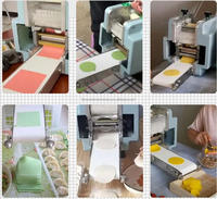 Machine à envelopper les raviolis de table 110V 220V, 60-90MM, pour samosas, raviolis, lumpia, peau de wonton, équipement de fabrication de peau de wonton