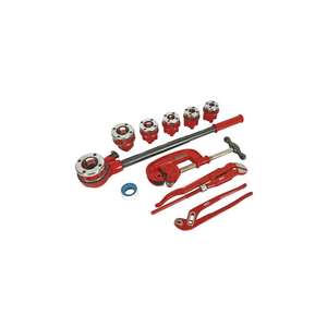Toolland RATCHET <b>DIE</b> <b>STOCK</b> KIT (12 pcs) - Product Image 1
