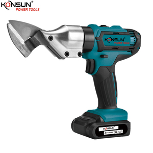 Tijeras Eléctricas Multiusos Inalámbricas KONSUN de 21 V |   Cortador de Metal, Lana, Madera y Podadora de Plantas |   Batería de 2.0Ah, Fuerza de 35N |   OEM - Product Image 1