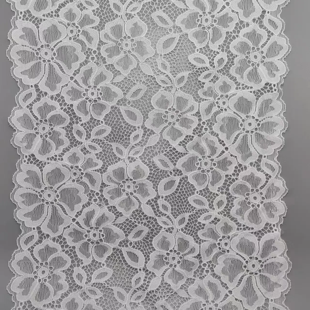 Tela de encaje blanco africano 3D encaje floral blanco Austria tela de encaje para Nigeria boda fiesta arco floral blanco para vestido de novia