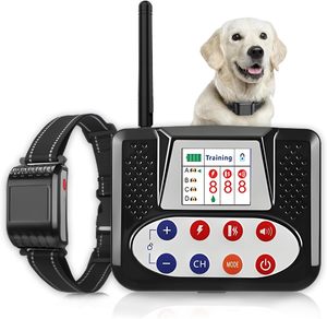 Système de clôture électrique sans fil pour chiens, système de confinement pour animaux de compagnie, collier récepteur étanche et rechargeable, collier d'entraînement - Product Image 1