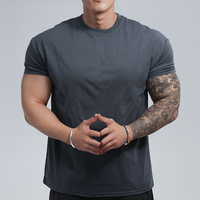 Camiseta Deportiva de Manga Corta para Hombre, de Secado Rápido, Transpirable y Suave, para Fitness, Running y Entrenamiento
