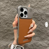 Coque de téléphone Apple 17 Promax Borderless Aromatherapy, Apple 16 Anti Drop 15 Housse de protection en cuir personnalisée Simple Business