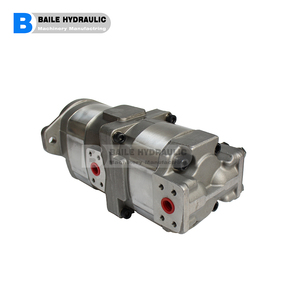 705-52-10050 Pompe hydraulique à double engrenage pour niveleuse GD505A-2 - Product Image 2