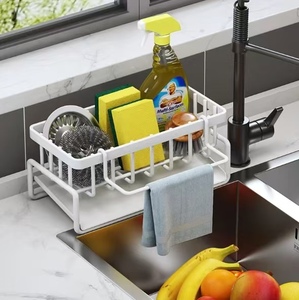 Kitchen Accessories Storage Metal Dish Drainer <b>Rack</b> <b>Plate</b> Tray Dish Drying <b>Rack</b> Dryer Drain Stainless Steel Dish <b>Rack</b> - Product Image 1