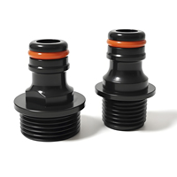 Raccords rapides pour tuyau d'arrosage de 3/4 1/2 pouce avec filetage BSP US en PVC, installation facile pour l'irrigation des jardins et des patios