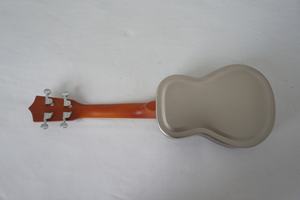 Aiersi marca concierto tamaño 24 pulgadas acabado mate cuerpo de latón resonador ukelele Hawaii ukelele a precio barato instrumento de cuerda - Product Image 3