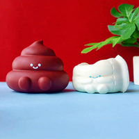 100% Original Meichai Bath Collection Cute Beans Squishy Slow Squishy Blind Box Poop Toilet Paper Stress Relief Toy Squeeze Toy