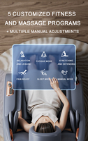 Fauteuil de Massage Robot Thérapeutique Intelligent OEM en Cuir PU, Zéro Gravité, Corps Entier, Télécommande Sans Fil, Luxe