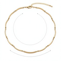Cadena de Eslabones en Forma de Arco en Tono Dorado, Adornos Decorativos Curvos para la Fabricación de Collares y Pulseras