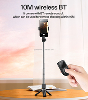Mini Treppiede Wireless Personalizzato per Selfie con Rotazione a 360°, Supporto Pieghevole Portatile per Smartphone, Ideale per Viaggi e Streaming Live