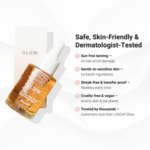 <span class=keywords><strong>Gotas</strong></span> <span class=keywords><strong>Autobronceadoras</strong></span> Personalizables con Escualano Vegano Orgánico y Ácido Hialurónico, Suero para el Cuidado de la Piel con Efecto Suavizante Facial, Bronceador con DHA - Product Image 5