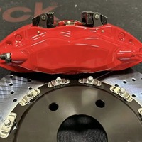 Caliper de Freno Grande EC670 de 6 Pistones, Sistema de Freno Automático para Chevrolet Aveo, Equinox, Volando, Star, Milo, Mazda Atez