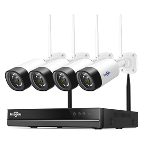 Hiseeu Two Way Audio H.265 8CH <b>Wireless</b> NVR Kit 5MP CCTV Camera <b>System</b> HD Waterproof P2P Outdoor Wifi Set WNKIT-4HB315 <b>Wireless</b> - Product Image 1