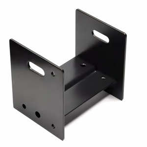 Fabricación de Chapa Metálica Personalizada, Soporte de Anclaje para Postes de Madera con Recubrimiento en Polvo, para Pérgolas y Terrazas, OEM, ODM, Directo de Fábrica - Product Image 3